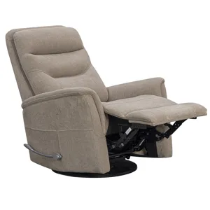 Gemini Snazzy Taupe Manual Swivel Glider Recliner