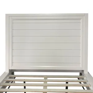 Americana Modern Bedroom King Platform Bed with 2 Nightstands