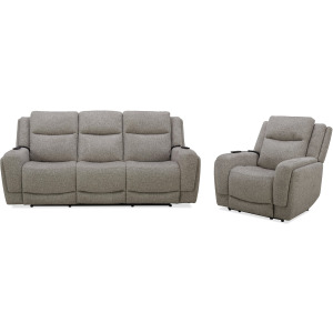 Penfield Frappe Power Reclining Sofa and Recliner