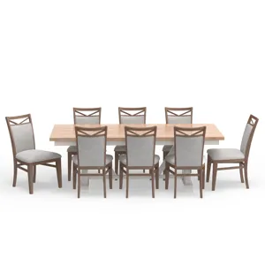 Americana Modern Dining 88 inch Trestle Extendable Dining Table