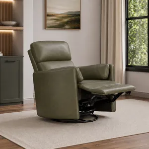 Radius Lyric Sage Swivel Power Glider Recliner Two Pack