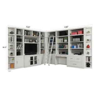 Catalina 13 Piece Corner Library Wall