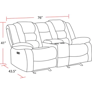 Bolton Misty Storm Manual Reclining Sofa Loveseat and Recliner