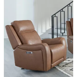 Haywood Butternut Power Reclining Sofa and Recliner
