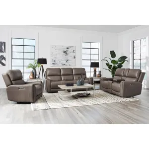 Hancock Bette Hazel Zero Gravity Power Reclining Sofa Loveseat and Recliner