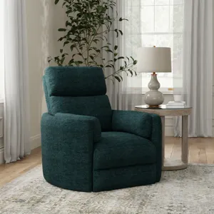 Radius Peacock Power Swivel Glider Recliner Two Pack