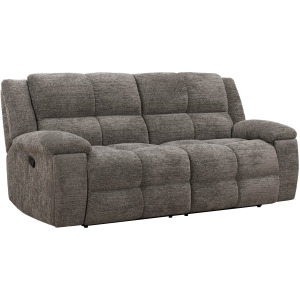 Buster Cabot Stone Manual Reclining Sofa