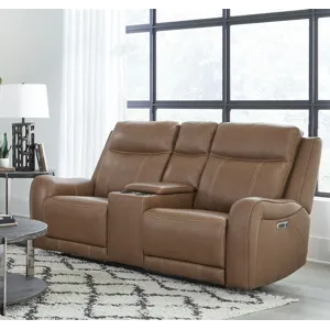 Haywood Butternut Power Reclining Sofa and Loveseat
