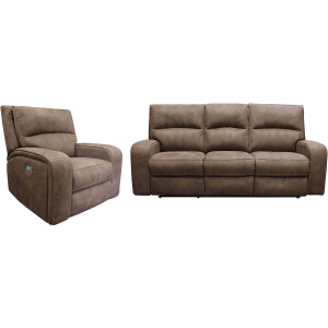 Polaris Kahlua Power Reclining Sofa and Recliner