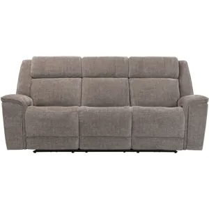Colton Branson Tweed Power Zero Gravity Sofa and 2 Recliners with Immersive Audio