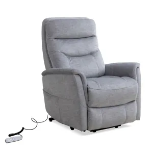 Gemini Capri Silver Power Lift Recliner with Articulating Headrest Two Pack