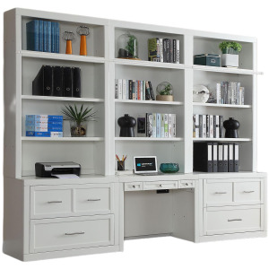 Catalina 6 Piece Workspace Library Wall