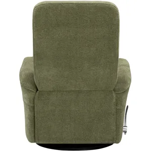 Gemini Snazzy Olive Manual Swivel Glider Recliner Two Pack