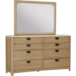 Escape Bedroom 8 Drawer Dresser and Mirror