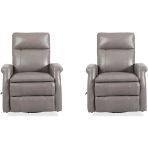 Bristol Graphite Swivel Glider Recliner Two Pack