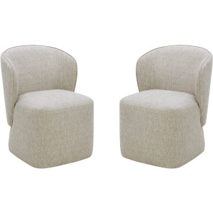 Bongo Twillow Sand Dining Chair Two Pack