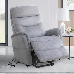 Gemini Capri Silver Power Lift Recliner with Articulating Headrest Two Pack