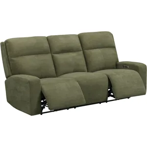 Traxton Jasper Moss Power Zero Gravity Sofa Loveseat and Recliner