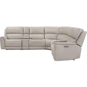 Easton Steamboat Quartz 7 Piece Zero Gravity Power Reclining Sectional with Power Adjustable Headrests