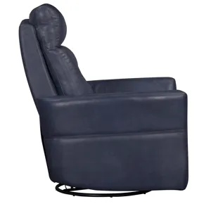 Remmington Vintage Navy Power Swivel Glider Recliner P2 Two Pack