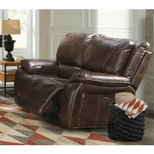 Vail Burnt Sienna Power Reclining Sofa Loveseat and Recliner