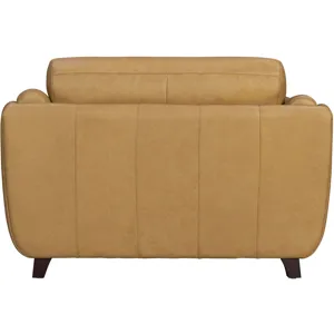 Hayden Renaissance Marigold Stationary Chair and a Half with Ottoman