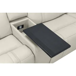 Sausalito Platinum Envy 6 Piece Modular Zero Gravity Power Reclining Sectional with Power Adjustable Headrests