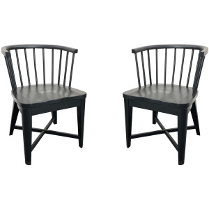 Americana Modern Dining Barrel Dining Chair Two Pack