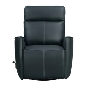 Roxy Abby Navy Manual Swivel Glider Recliner