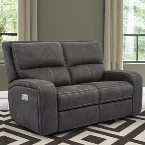 Polaris Slate Power Reclining Sofa Loveseat and Recliner