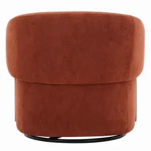 Finley Island Rust Swivel Accent Chair Two Pack