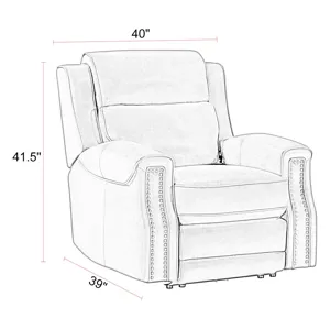 Hensley Marina Dream Power Reclining Sofa Loveseat and Recliner