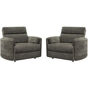 Radius Xl Krypton Extra Wide Power Glider Recliner Two Pack