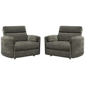 Radius Xl Krypton Extra Wide Power Glider Recliner Two Pack