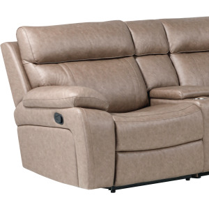 Theon Stokes Toffee Left Arm Facing Recliner