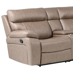 Theon Stokes Toffee Left Arm Facing Recliner