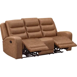 Napa Wrangler Clay Manual Triple Recline Sofa