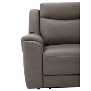 Momentum Dark Granite Zero Gravity Power Recliner with Heat and Massage