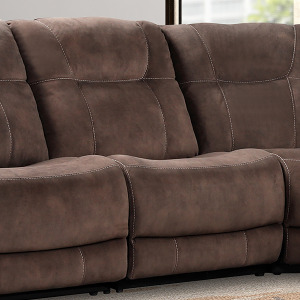 Cooper Shadow Brown Armless Recliner