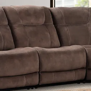 Cooper Shadow Brown Armless Recliner