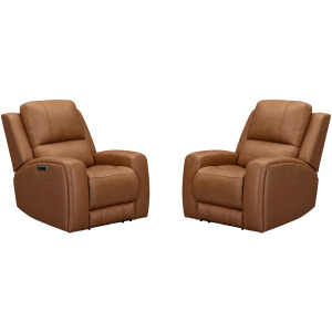 Belmont Lyric Caramel Zero Gravity Power Recliner P3 Two Pack