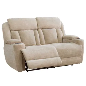 Dalton Lucky Fawn Power Reclining Sofa and Loveseat