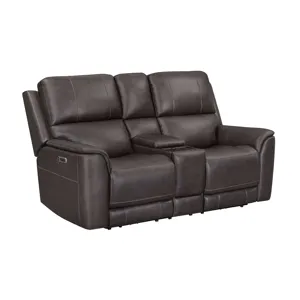 Easton Steamboat Brown Zero Gravity Power Reclining Sofa and Loveseat