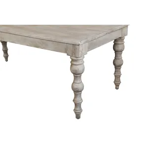 Crossings Eden Dining 84 Inch Rectangular Dining Table With 4 Upholstered Chairs