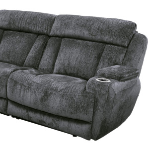 Dalton Lucky Charcoal Right Arm Facing Recliner