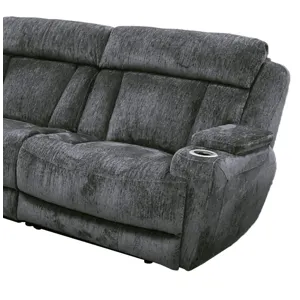 Dalton Lucky Charcoal Right Arm Facing Recliner