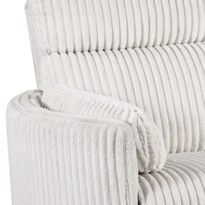 Radius Mega Ivory Power Reclining Sofa Loveseat and Recliner