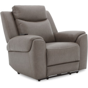 Momentum Dark Granite Zero Gravity Power Recliner with Heat and Massage