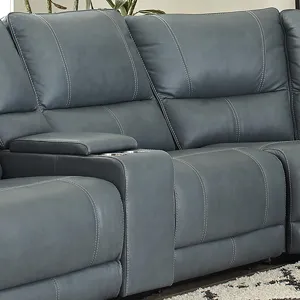 Whitman Verona Azure - Powered By Freemotion Power Cordless Armless Recliner