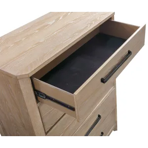 Breckenridge Bedroom Queen Bed 2 Nightstands Dresser with Mirror and Chest